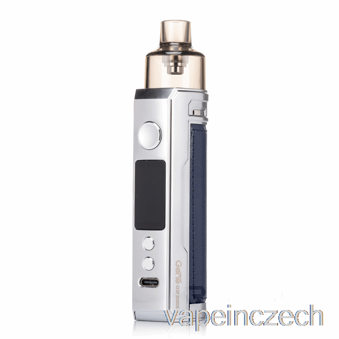 Voopoo Drag X 80w Pod Mod Kit Silver Blue Vape Bez Nikotinu
